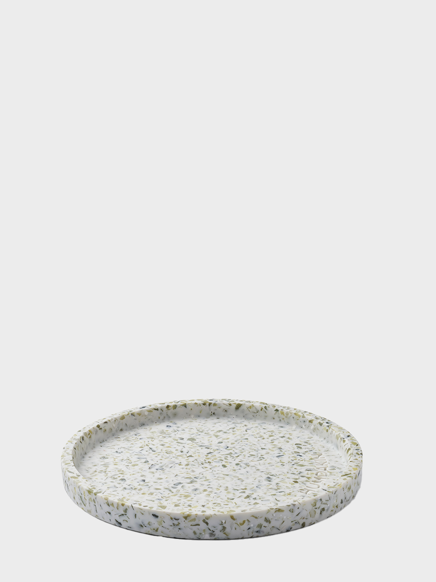 HUMDAKIN Terrazzo Rund Bakke - Grøn Terrazzo 00 Neutral/No color